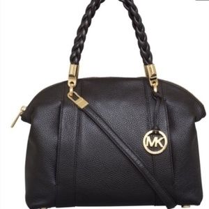 Michael Kors Black Naomi Satchel (100% Authentic)
